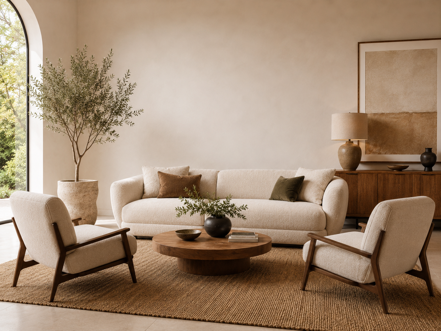Sofas, Lounge chairs and footstools