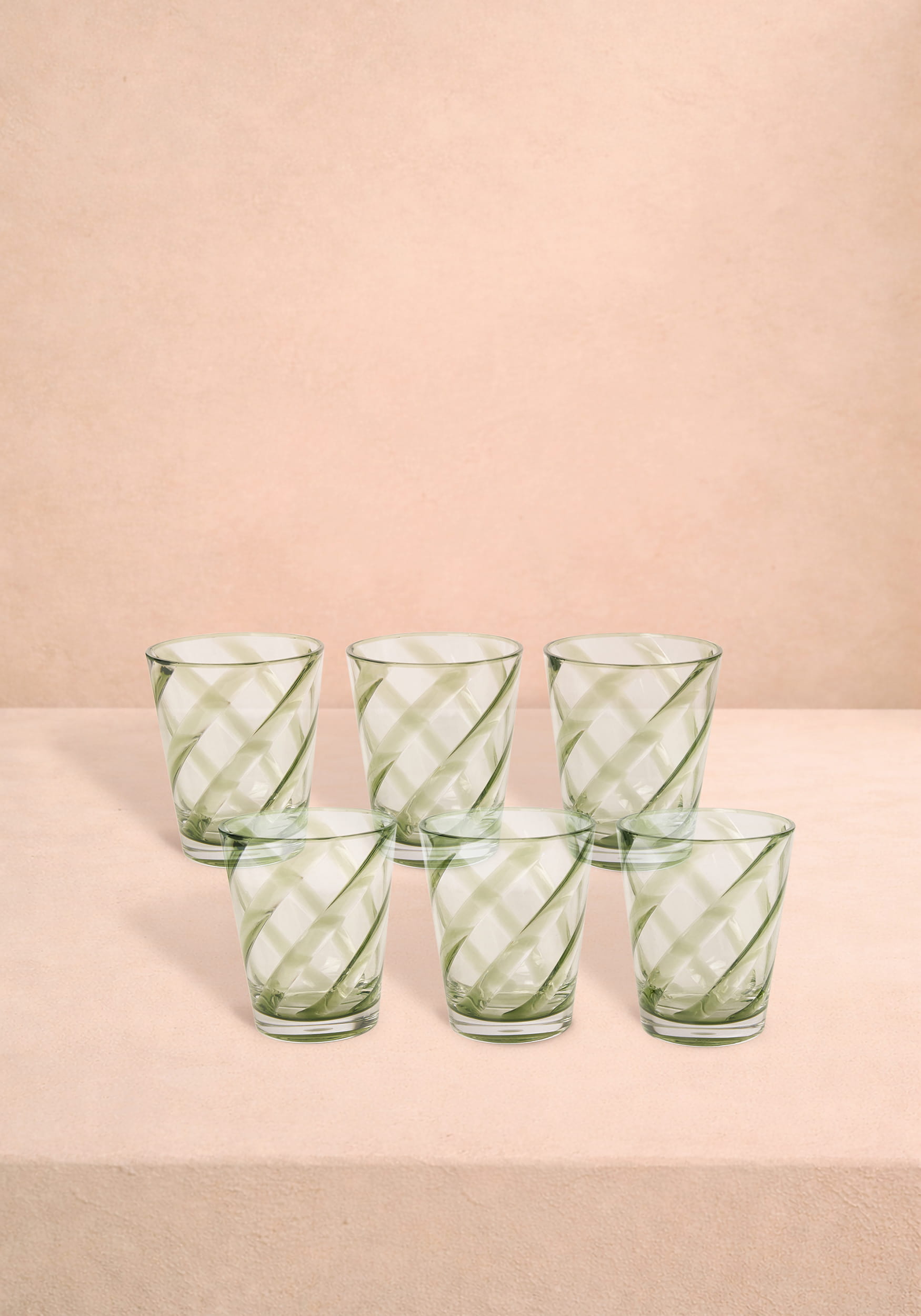 Poolside Gossip - Green Acrylic Tumbler x 6
