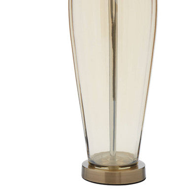 Carina Amber Glass Table Lamp