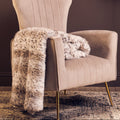 Bosie Lamina Animal Print Fur Throw