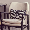 Bosie Ozella Black And White Cushion
