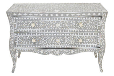 A Fusion Chest of 2 Drawers with Mother of Pearl Inlay