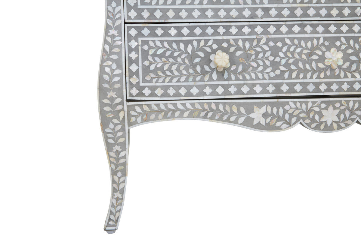 Fusion Chest of 2 Drawers with Mother of Pearl Inlay