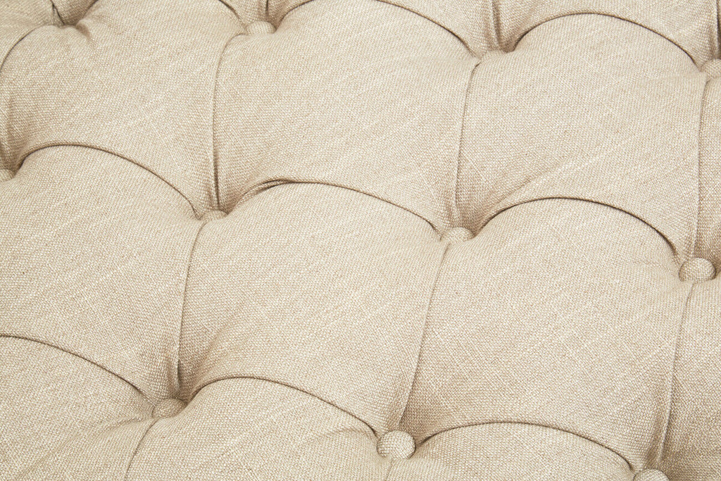 3 Seater Stone Fabric Sofa, Surina