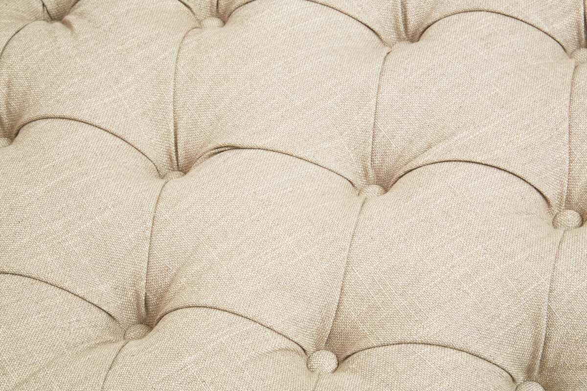 3 Seater Stone Fabric Sofa, Surina