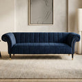 3 Seater Midnight Velvet Sofa, Siena