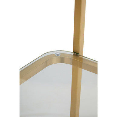 Vogue Right Half Moon Shelf Unit