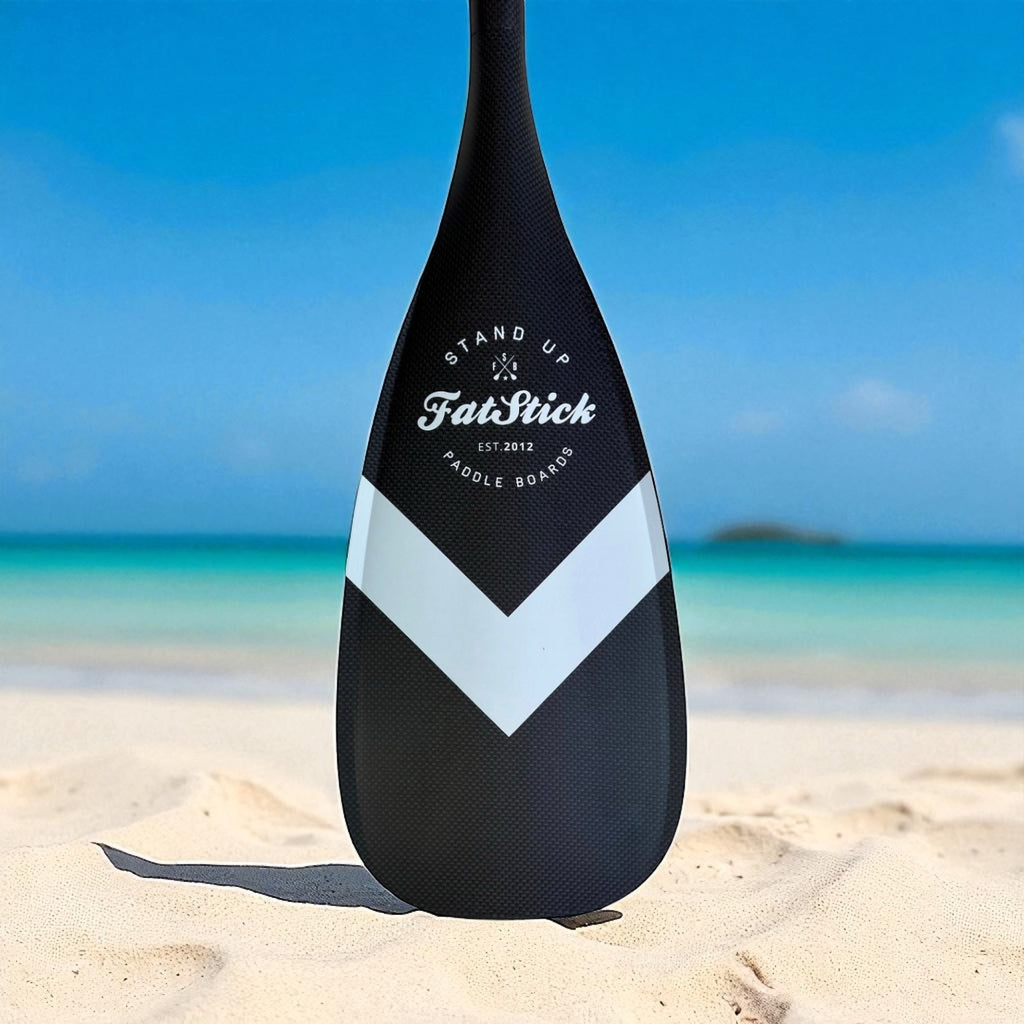 FREE BAG | 3 Piece Full Carbon Paddle Board Paddle - Blue/Pink/Black