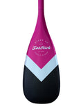 FREE BAG | 3 Piece Full Carbon Paddle Board Paddle - Blue/Pink/Black
