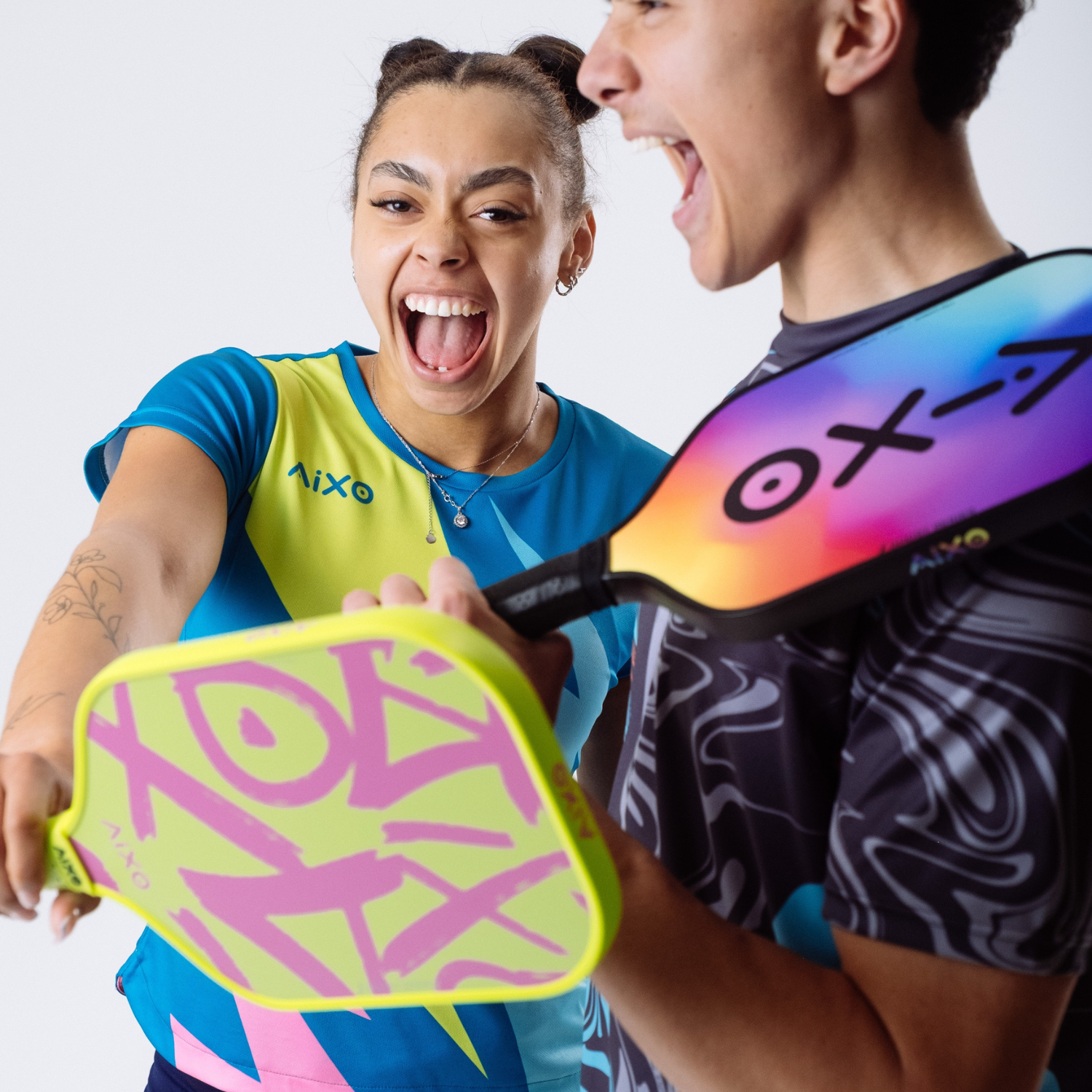Aixo CP03 Ghost Series Prism Break T700 Carbon Pickleball Padel