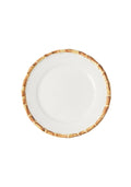 Bamboo Trim Dessert Plates - Set of 6