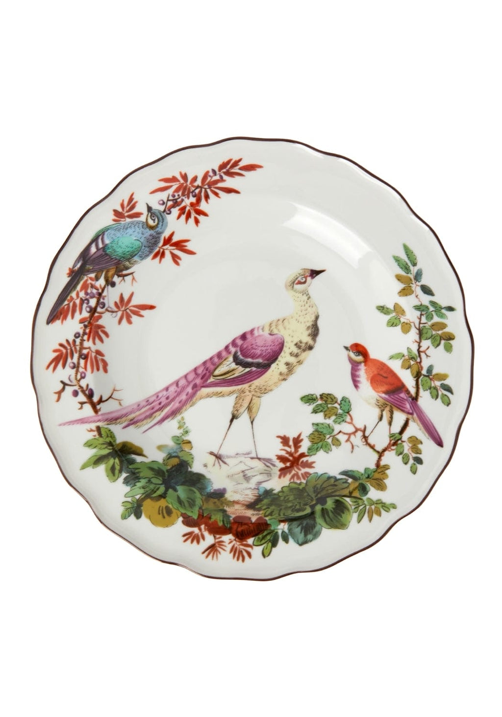 Chelsea Bird Side/Pudding Plates - Set of 4