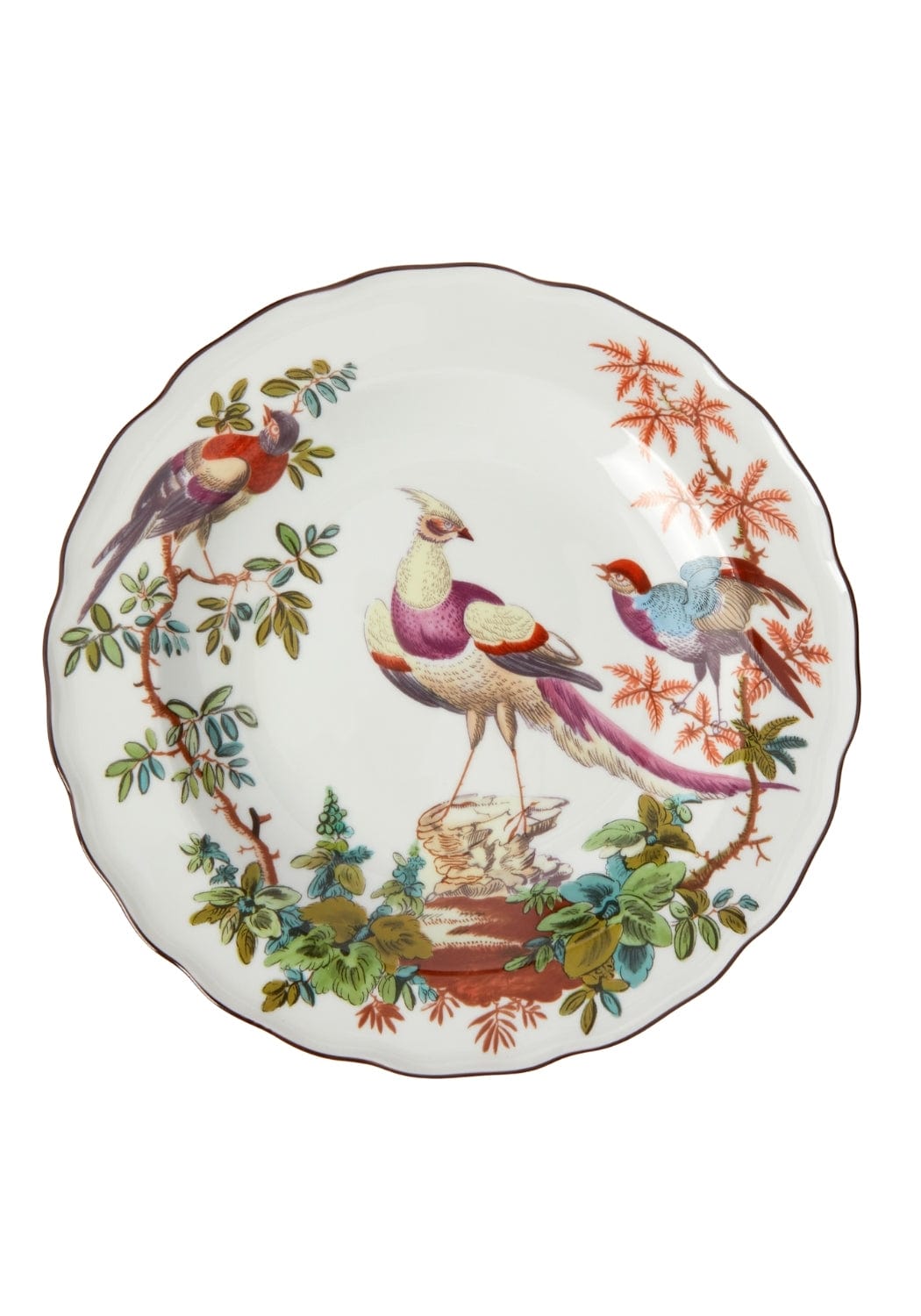 Chelsea Bird Side/Pudding Plates - Set of 4