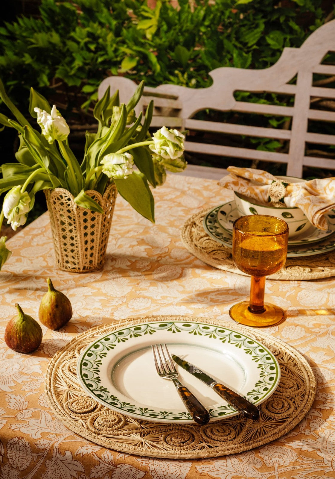 Cordelia Dinner Plate, Green