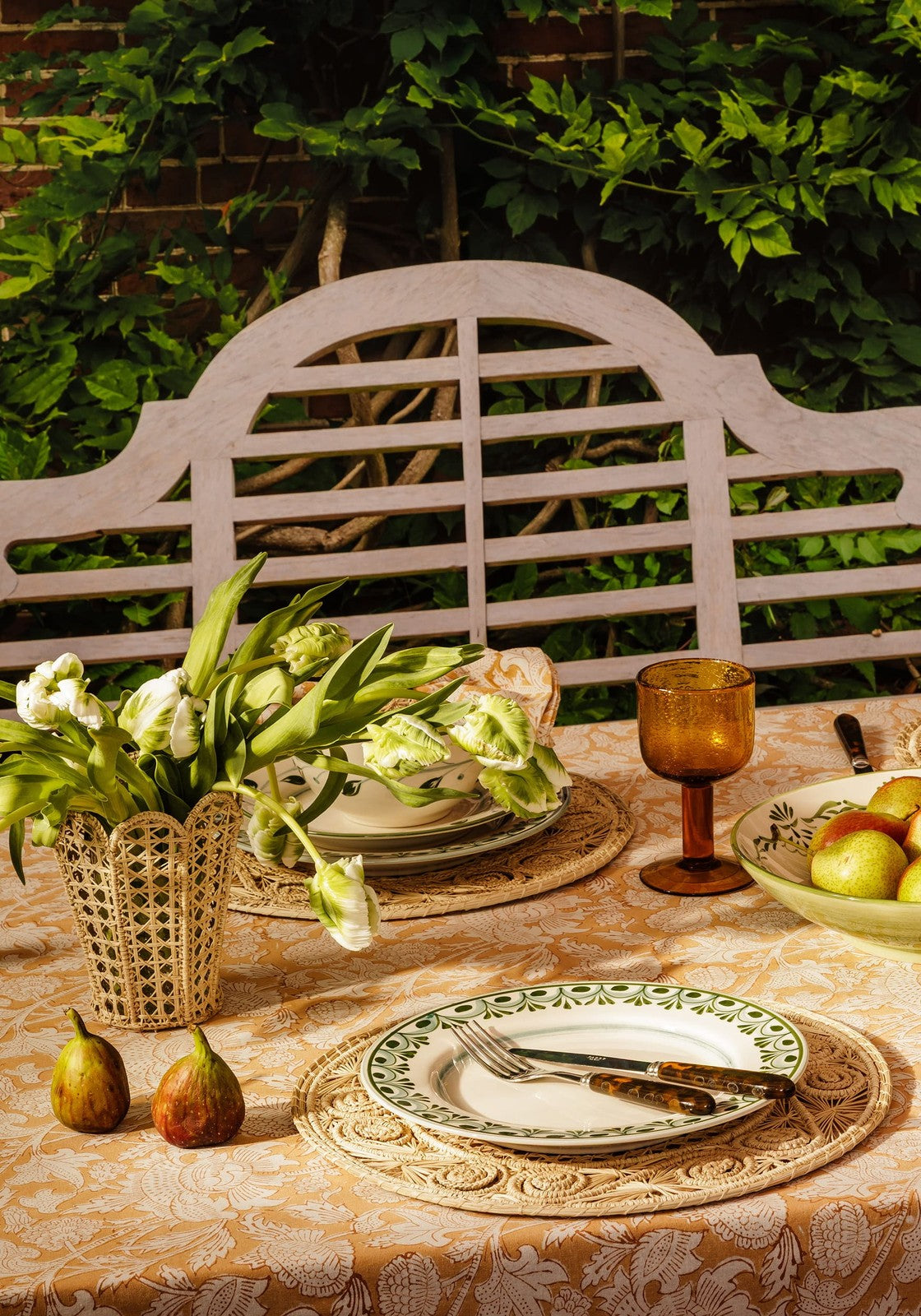 Cordelia Dinner Plate, Green