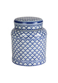 Eleanor Cobalt Trellis Canister - Small