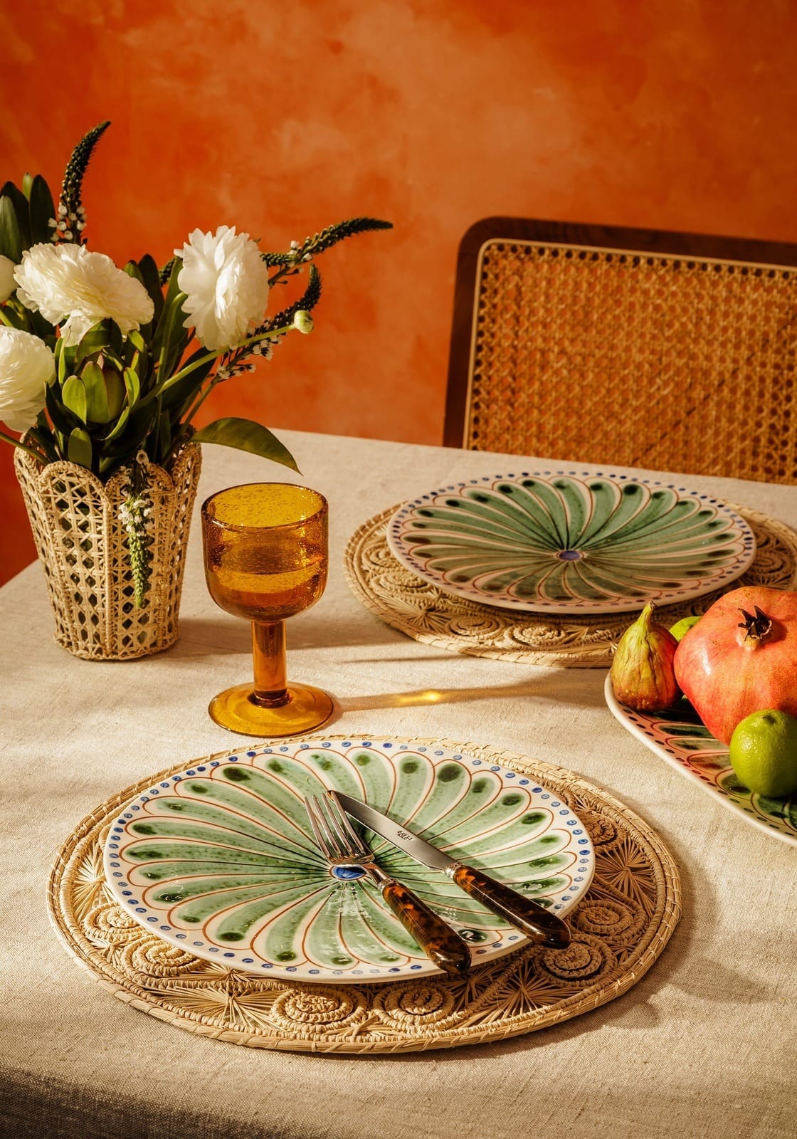 Eleanor Wine Glass, Mustard