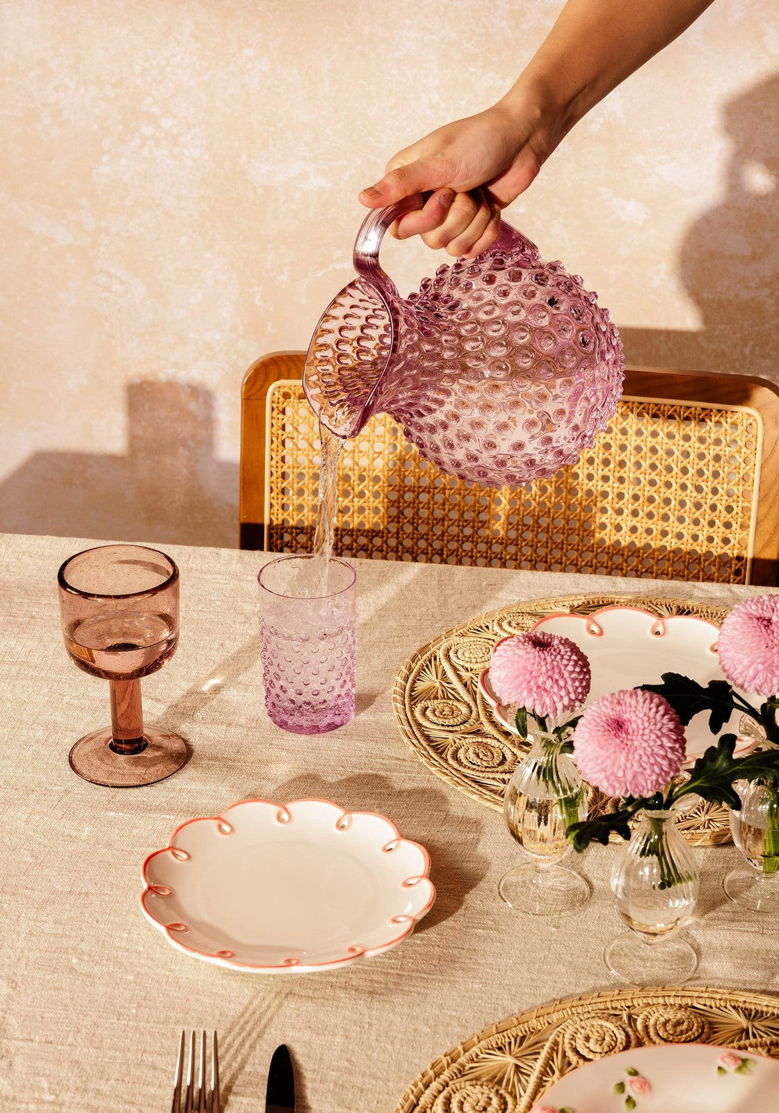 Eleanor Wine Glass, Violet