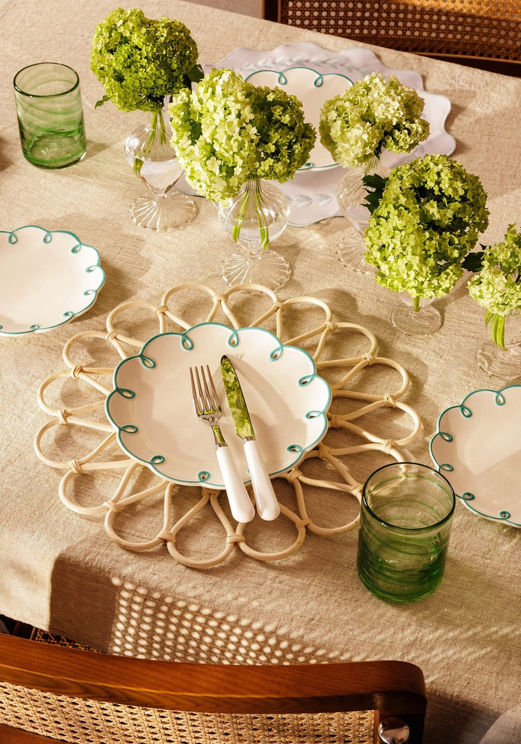 Olivia Swirl Tumbler, Green