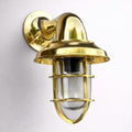 Wells - Solid Brass Bulkhead Outdoor & Bathroom Wall Light