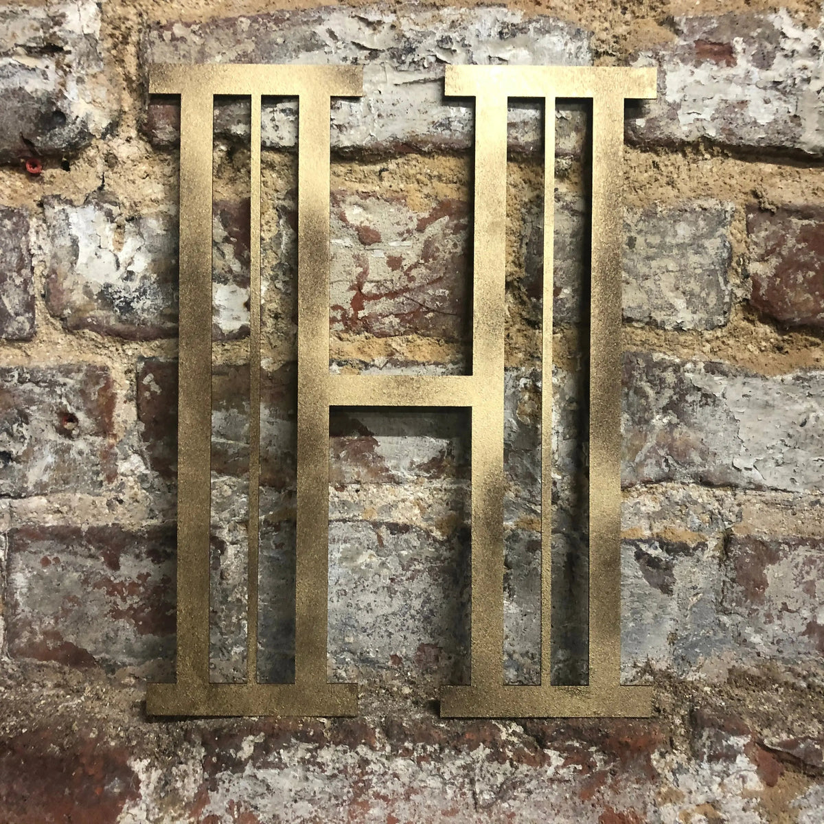 Gold Art Deco Metal Alphabet Letters – 5” or 12” Decorative Lettering A–Z
