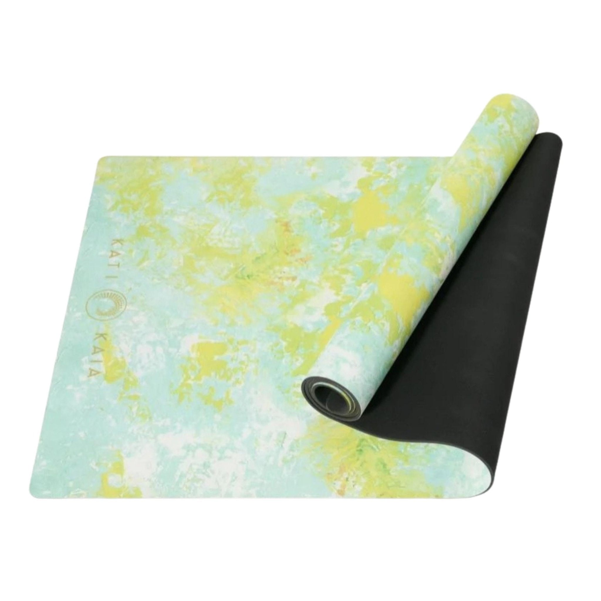 Nephele Artistry Lime Gallery Yoga Mat