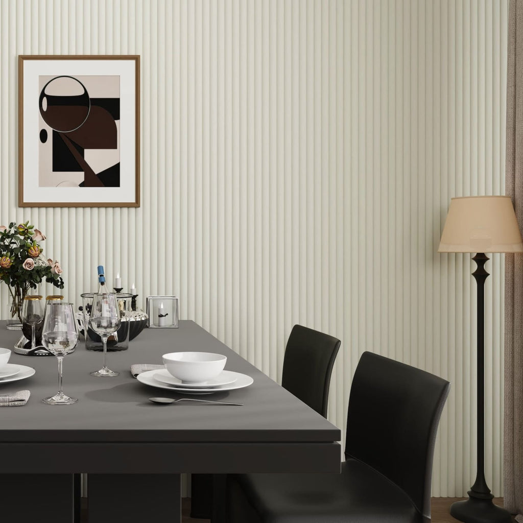 Large Fluted Wall Panels in Scallop - 240cm x 60cm