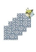 Lily's Blue Bamboo Breeze Napkins - Set of 4