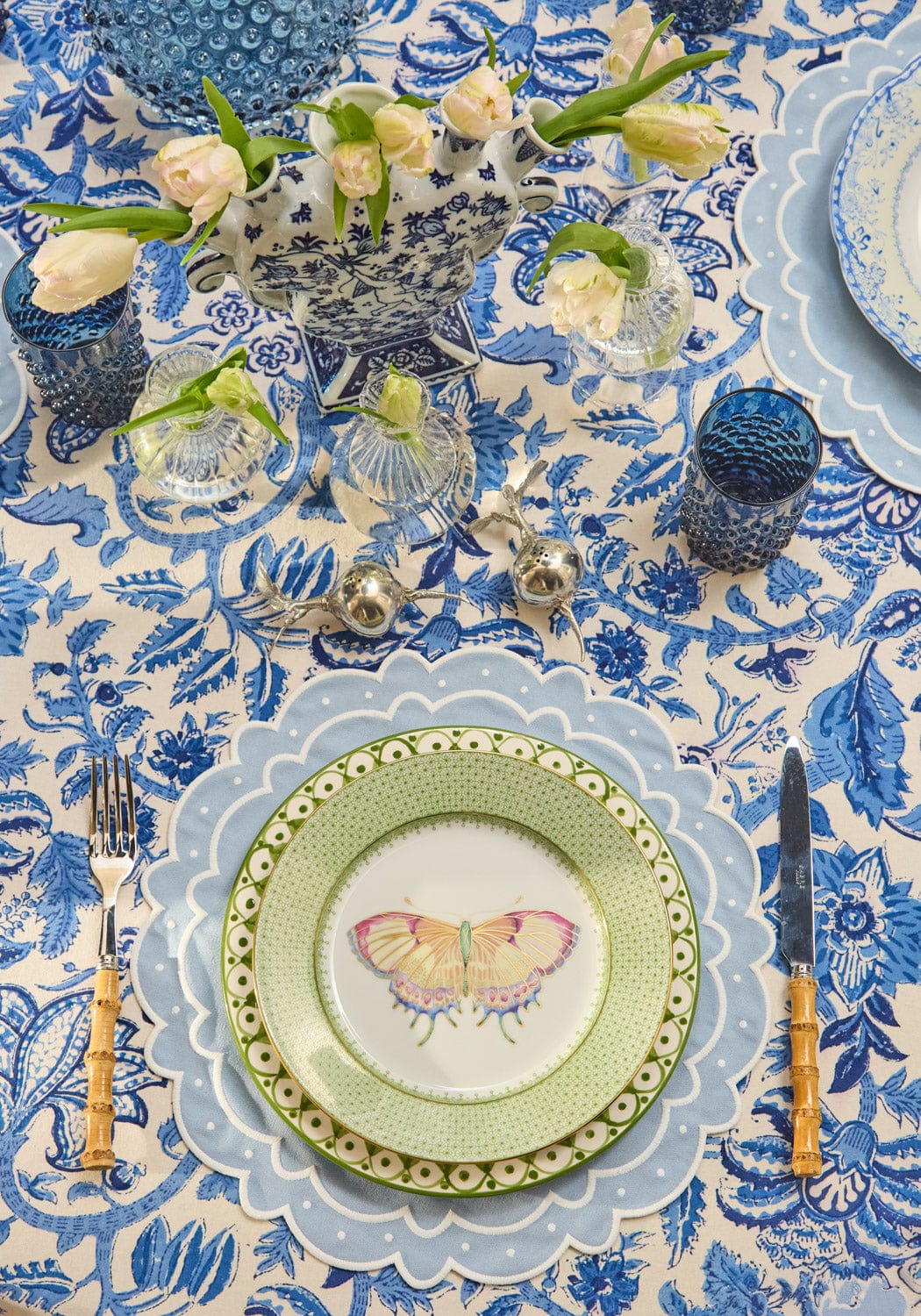 Aurora Set of 4 Placemats- Light Blue