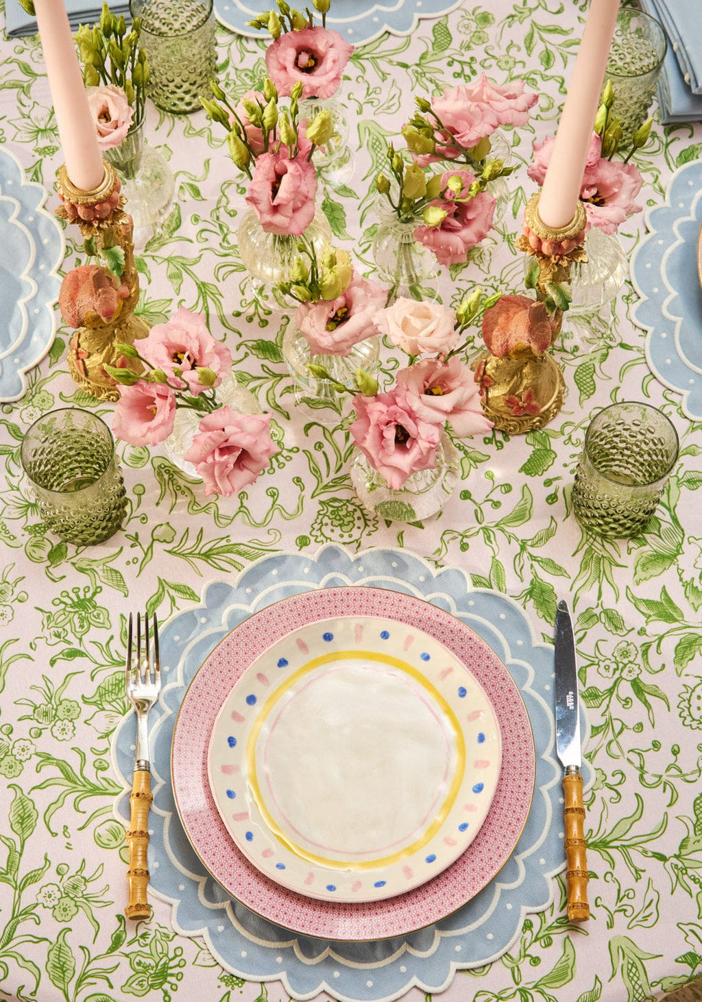 Aurora Set of 4 Placemats- Light Blue