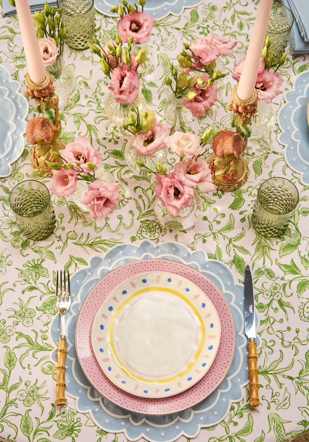 Aurora Set of 4 Placemats- Light Blue
