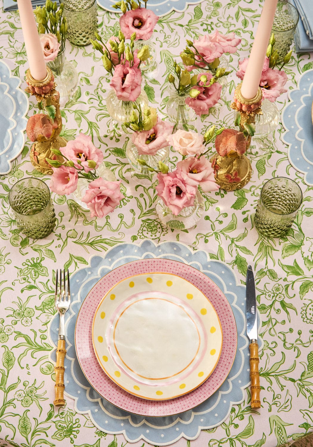 Aurora Set of 4 Placemats- Light Blue