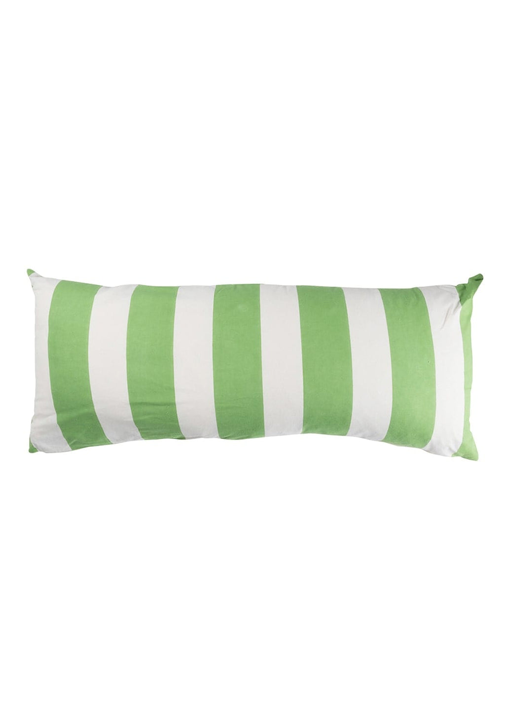 Poppy Sage Cabana Stripe Long Lumbar Cushion Cover