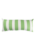 Poppy Sage Cabana Stripe Long Lumbar Cushion Cover