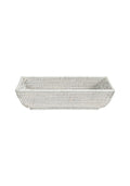 Wiltshire Long Rattan Basket in White